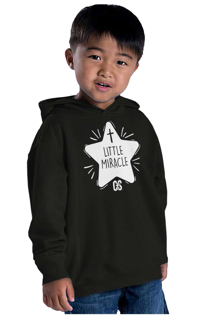 Little Miracle Toddler Pullover Hoodie-Direct To Garment Print-Brisco Baby