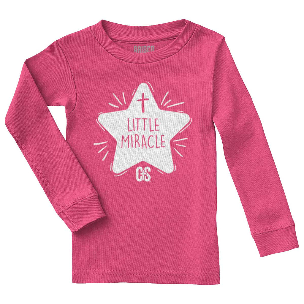 Little Miracle Solid Baby Pajama Top-Direct To Garment Print-Brisco Baby