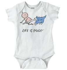 Dog Pull Romper Bodysuit-Direct To Garment Print-Brisco Baby