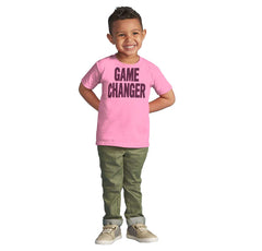 Game Changer Infant Toddler T Shirt-Direct To Garment Print-Brisco Baby