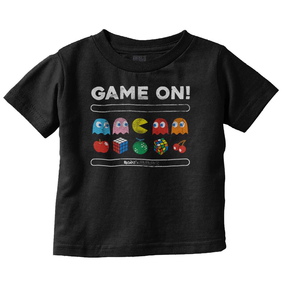 Game On Pac-Man Infant Toddler T Shirt-Direct To Garment Print-Brisco Baby