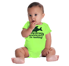 I'm Teething Romper Bodysuit-Direct To Garment Print-Brisco Baby