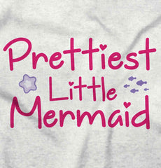 Prettiest Little Mermaid Infant Baby Bib-Direct To Garment Print-Brisco Baby