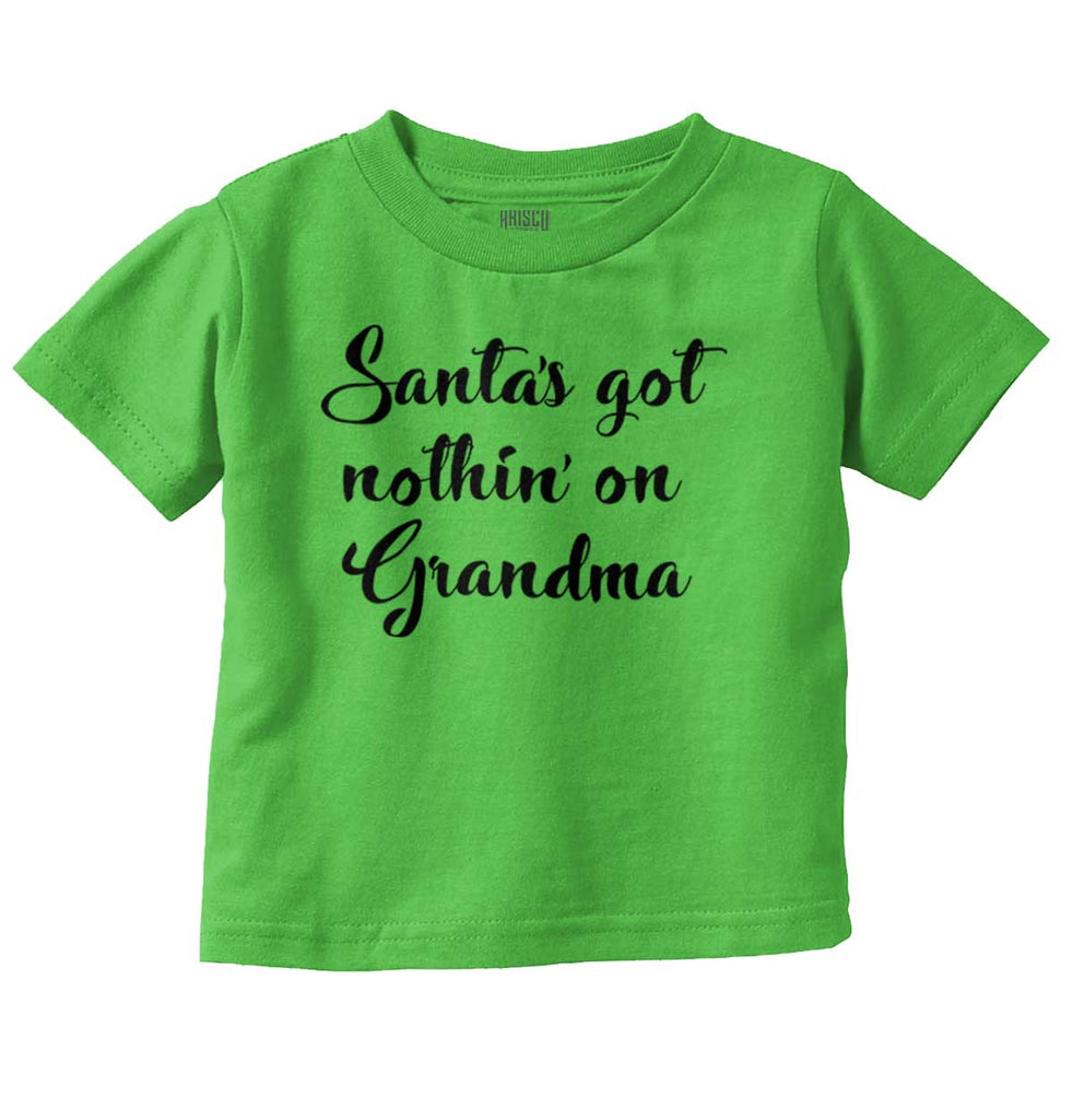 Nothin' On Grandma Infant Toddler T Shirt-Direct To Garment Print-Brisco Baby