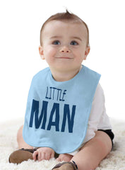 Little Man Infant Baby Bib-Direct To Garment Print-Brisco Baby
