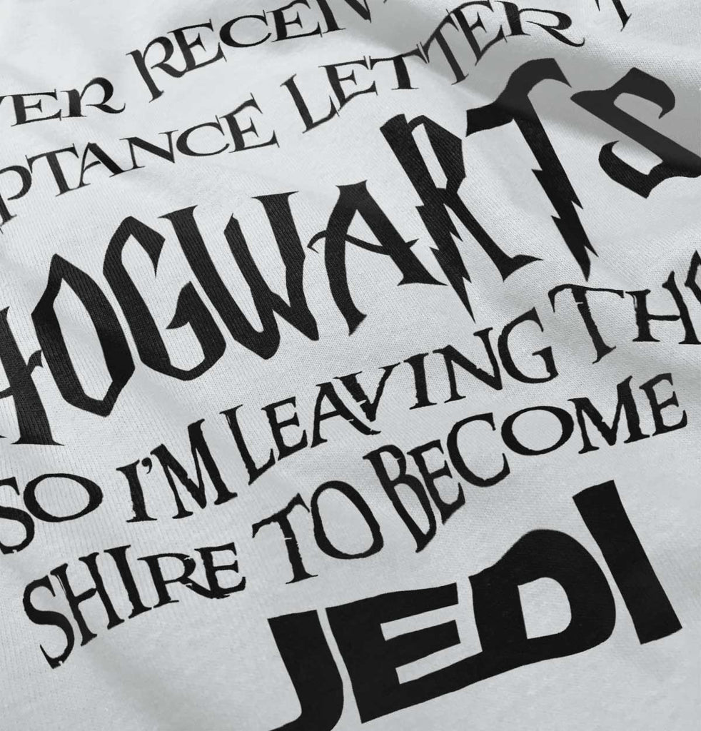 Hogwarts Jedi Infant Baby Bib-Direct To Garment Print-Brisco Baby