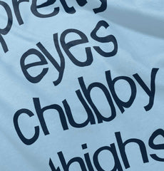 Chubby Thighs Infant Toddler T Shirt-Direct To Garment Print-Brisco Baby