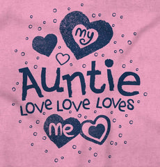 Auntie Loves Me Infant Baby Bib-Direct To Garment Print-Brisco Baby