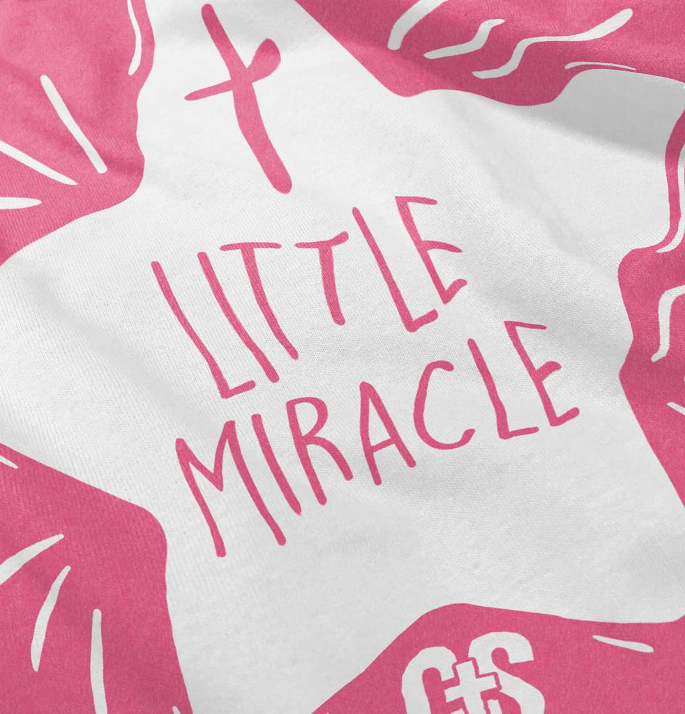 Little Miracle Toddler Football Jersey Tee-Direct To Garment Print-Brisco Baby