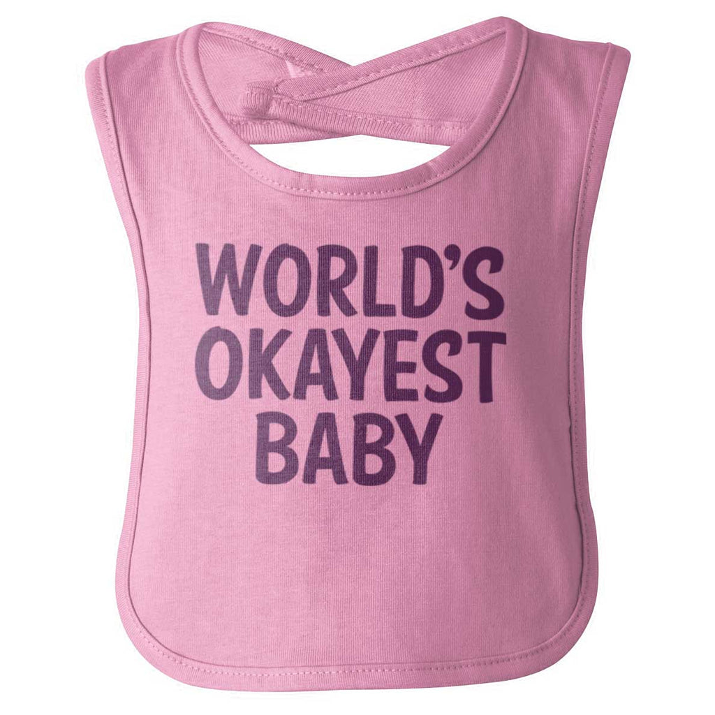 Okayest Baby Infant Baby Bib-Direct To Garment Print-Brisco Baby