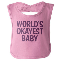 Okayest Baby Infant Baby Bib-Direct To Garment Print-Brisco Baby