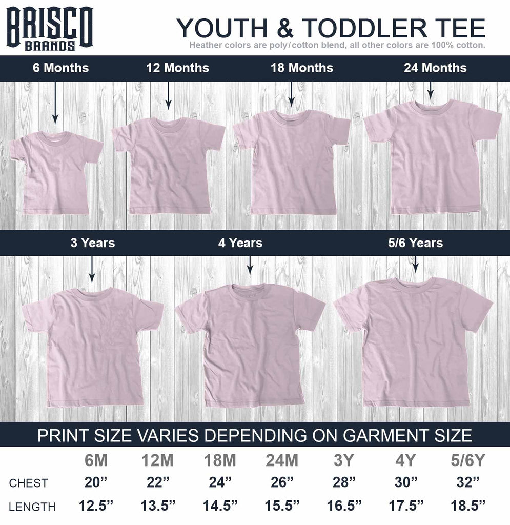 Retro Vintage Infant Toddler T Shirt-Direct To Garment Print-Brisco Baby