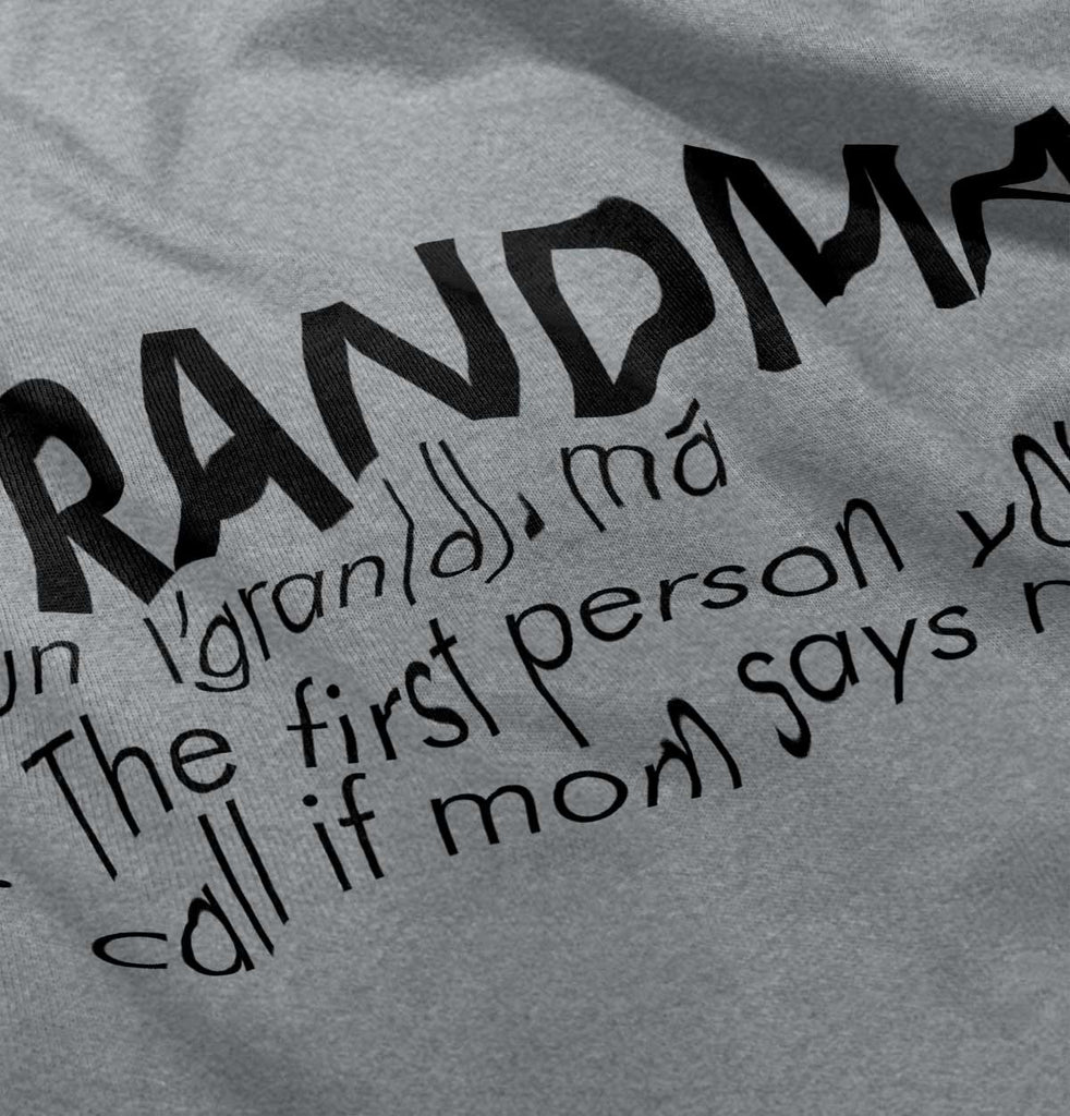 Grandma Defined Infant Toddler T Shirt-Direct To Garment Print-Brisco Baby