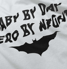 Hero By Night Infant Baby Bib-Direct To Garment Print-Brisco Baby