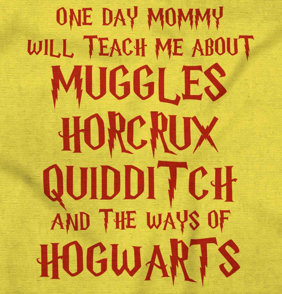 Muggles Horcrux Quidditch Romper Bodysuit-Direct To Garment Print-Brisco Baby
