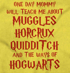 Muggles Horcrux Quidditch Romper Bodysuit-Direct To Garment Print-Brisco Baby
