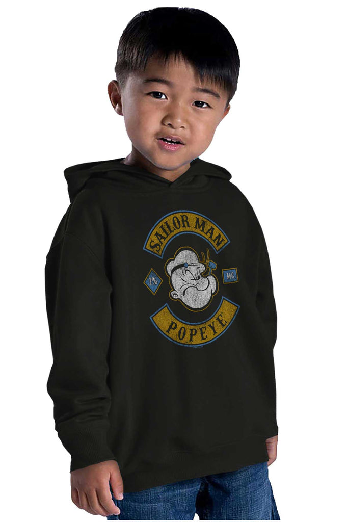 Popeye The Sailor Man Toddler Pullover Hoodie-Direct To Garment Print-Brisco Baby