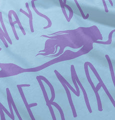 Always Be A Mermaid Infant Baby Bib-Direct To Garment Print-Brisco Baby