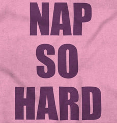 Nap So Hard Romper Bodysuit-Direct To Garment Print-Brisco Baby