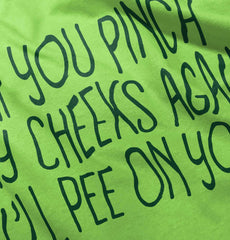 I'll Pee on You Romper Bodysuit-Direct To Garment Print-Brisco Baby