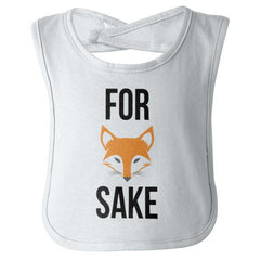 For Fox Sake Infant Baby Bib-Direct To Garment Print-Brisco Baby