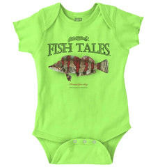 Painted Greenling Romper Bodysuit-Direct To Garment Print-Brisco Baby