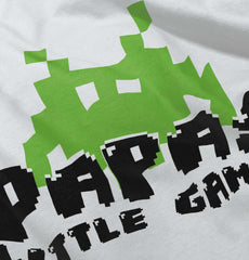 Papa's Little Gamer Infant Toddler T Shirt-Direct To Garment Print-Brisco Baby