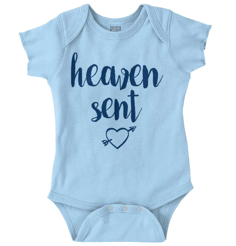 Heaven Sent Romper Bodysuit-Direct To Garment Print-Brisco Baby