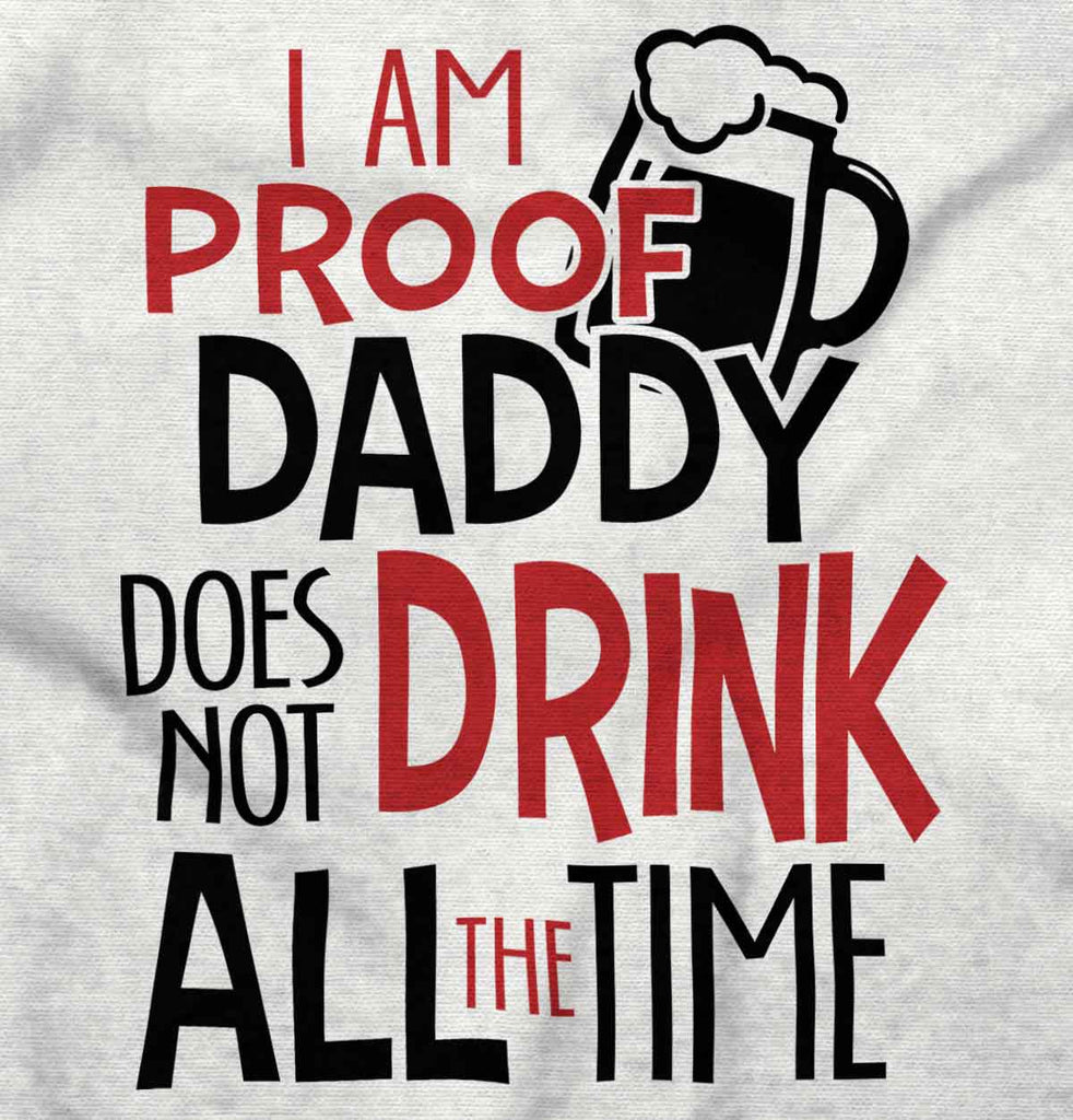 Drinking Dad Romper Bodysuit-Direct To Garment Print-Brisco Baby