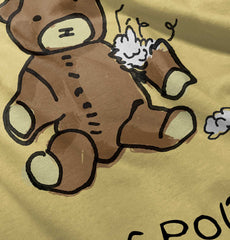 Ripped Teddy Bear Infant Toddler T Shirt-Direct To Garment Print-Brisco Baby