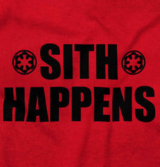 Sith Happens Romper Bodysuit-Direct To Garment Print-Brisco Baby