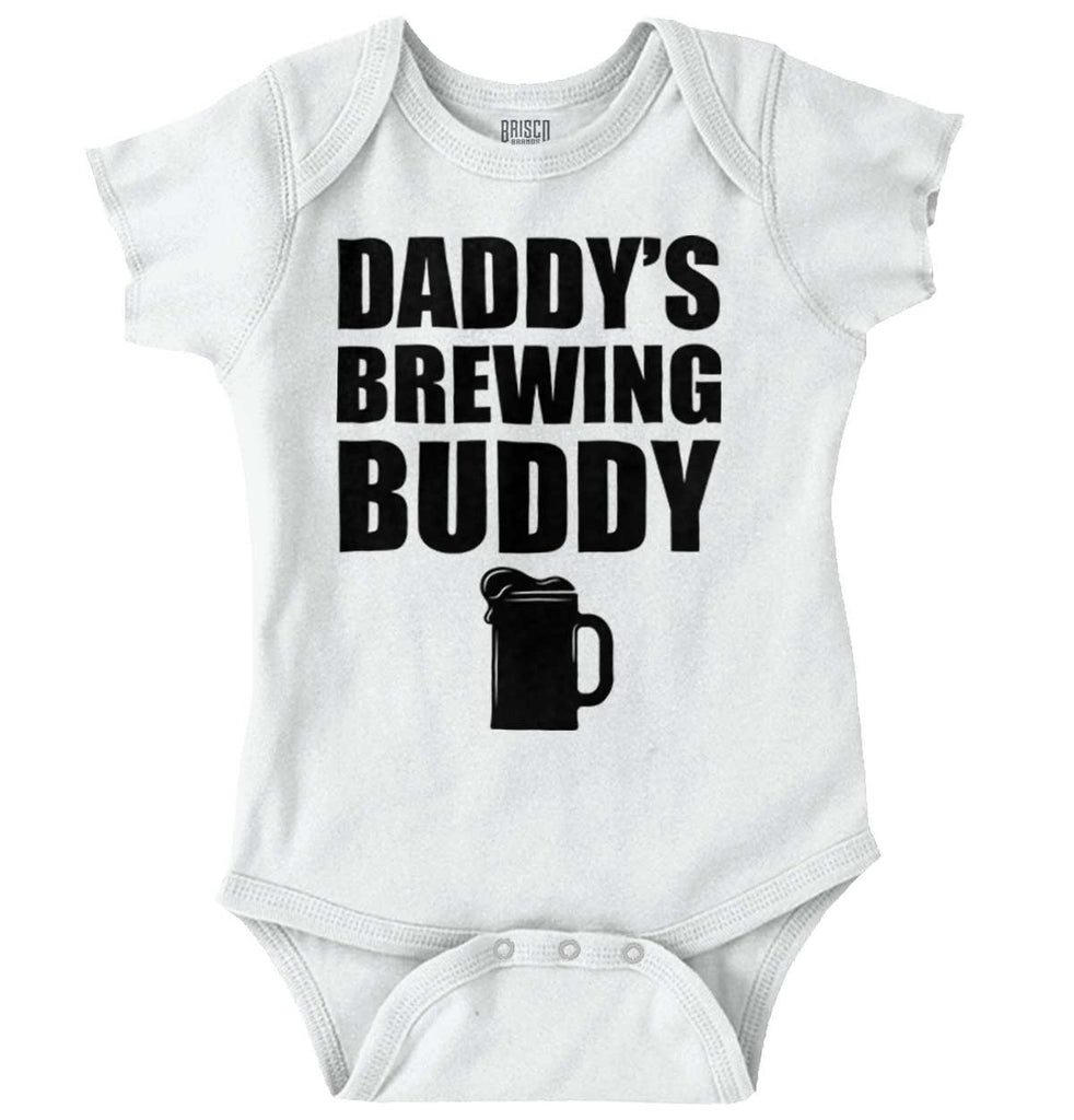 Brewing Buddy Romper Bodysuit-Direct To Garment Print-Brisco Baby