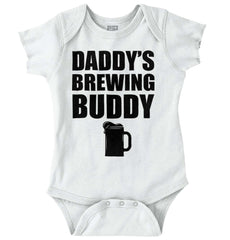 Brewing Buddy Romper Bodysuit-Direct To Garment Print-Brisco Baby