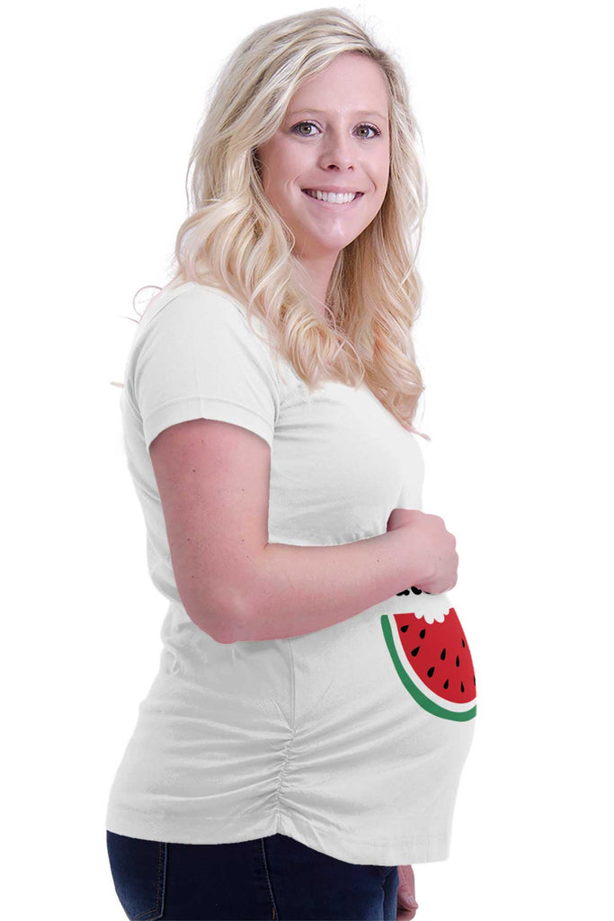 I Ate A Seed Maternity T-Shirt-Direct To Garment Print-Brisco Baby