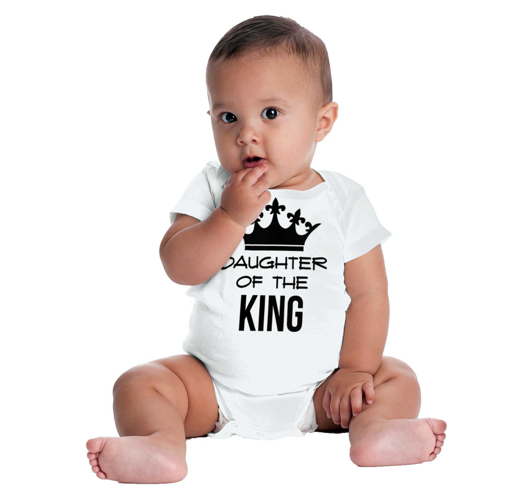 King's Daughter Romper Bodysuit-Direct To Garment Print-Brisco Baby