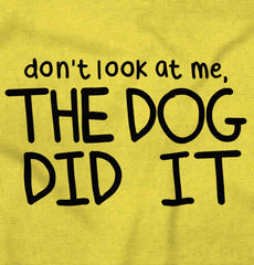 Dog Did It Romper Bodysuit-Direct To Garment Print-Brisco Baby