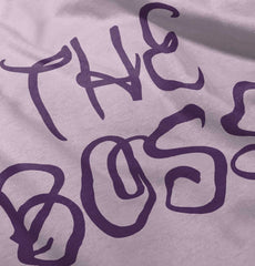 The Boss Infant Toddler T Shirt-Direct To Garment Print-Brisco Baby