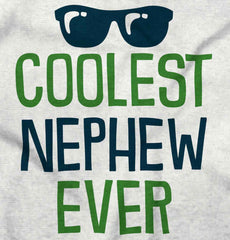 Coolest Nephew Ever Romper Bodysuit-Direct To Garment Print-Brisco Baby
