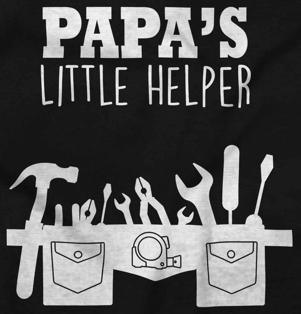 Papa's Little Helper Romper Bodysuit-Direct To Garment Print-Brisco Baby