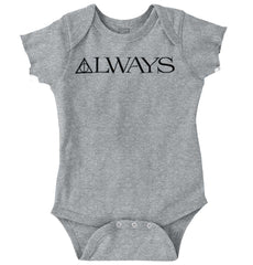 Always Illuminati Romper Bodysuit-Direct To Garment Print-Brisco Baby