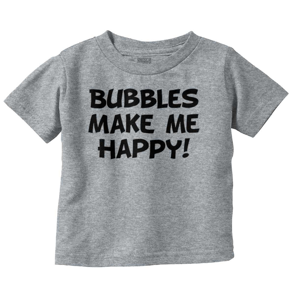 Bubbles Infant Toddler T Shirt-Direct To Garment Print-Brisco Baby