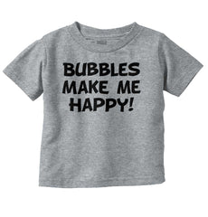 Bubbles Infant Toddler T Shirt-Direct To Garment Print-Brisco Baby