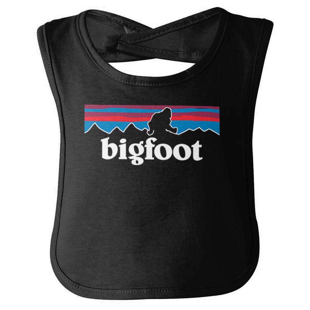 Bigfoot Mountain Infant Baby Bib-Direct To Garment Print-Brisco Baby