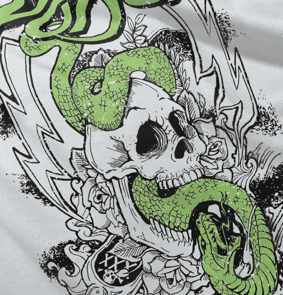 Graphic Poison Infant Baby Bib-Direct To Garment Print-Brisco Baby