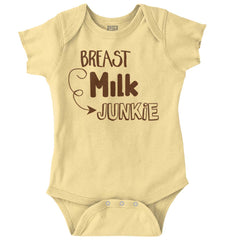 Milk Junkie Romper Bodysuit-Direct To Garment Print-Brisco Baby