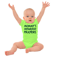 Mommy's Answered Prayer Romper Bodysuit-Direct To Garment Print-Brisco Baby
