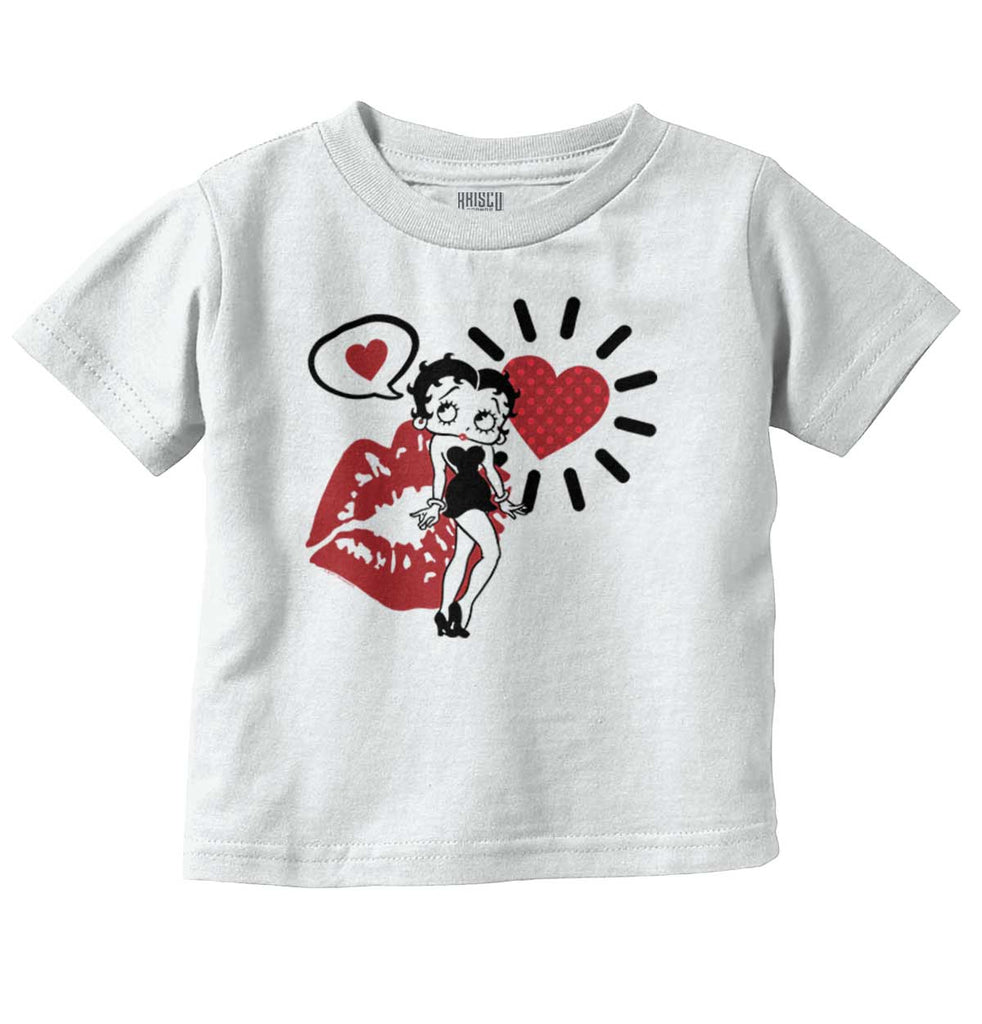 Cartoon Betty Infant Toddler T Shirt-Direct To Garment Print-Brisco Baby