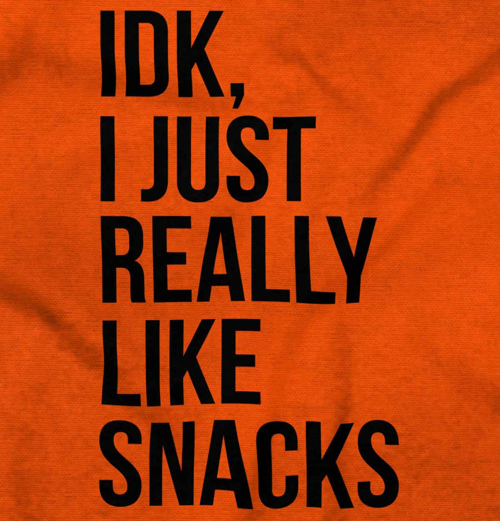 Really Like Snacks Romper Bodysuit-Direct To Garment Print-Brisco Baby