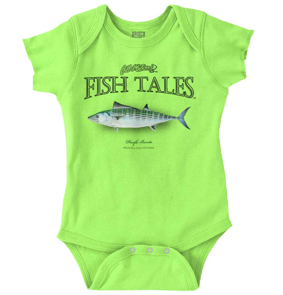 Pacific Bonito Romper Bodysuit-Direct To Garment Print-Brisco Baby