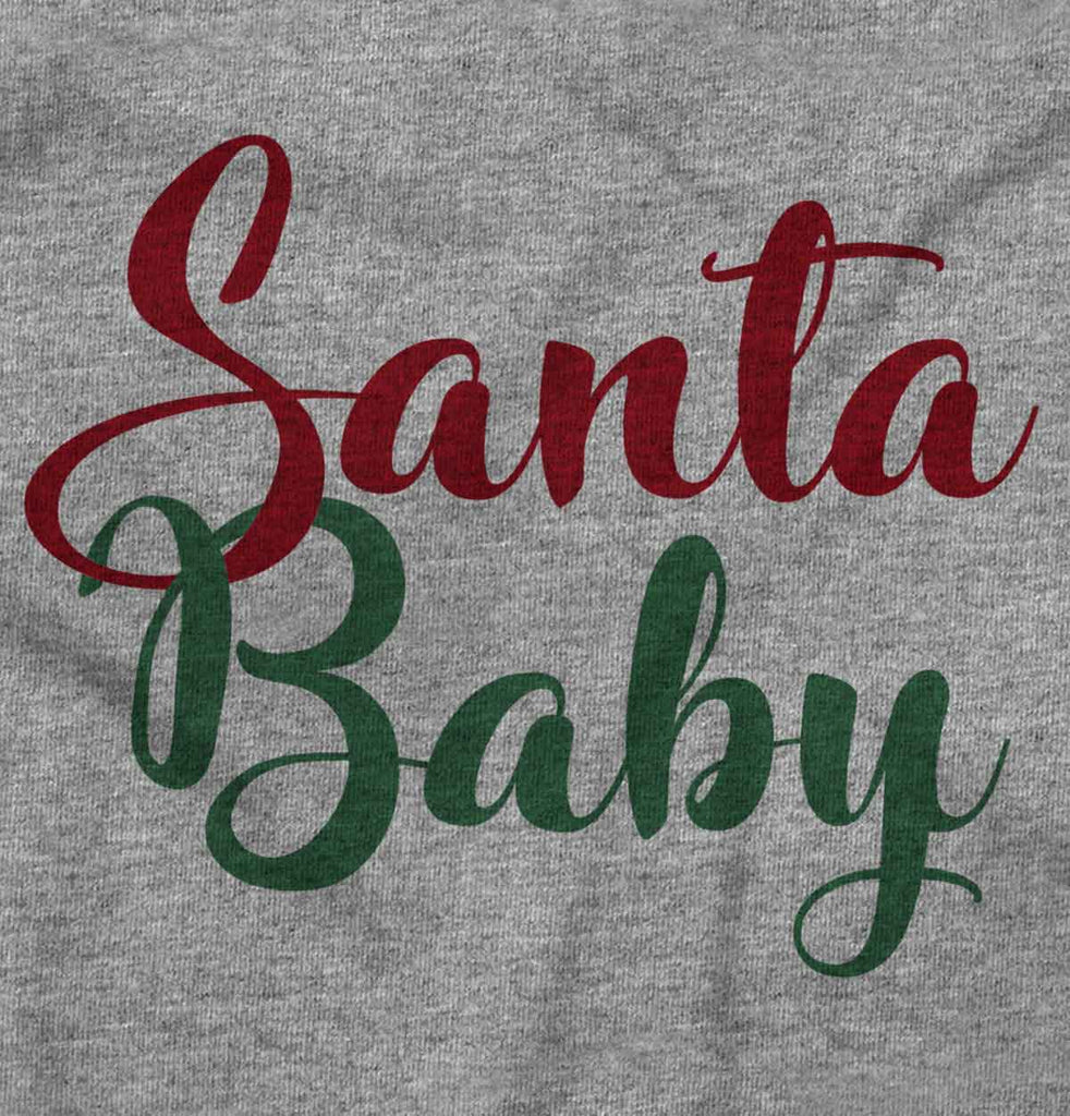 Santa Baby Romper Bodysuit-Direct To Garment Print-Brisco Baby